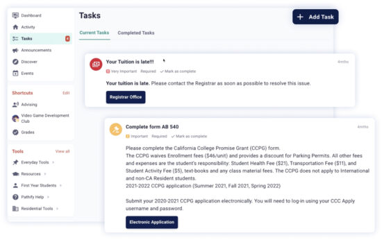 Tasks: Student Productivity Tool - Pathify