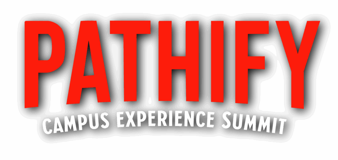 Pathify logo in red on black