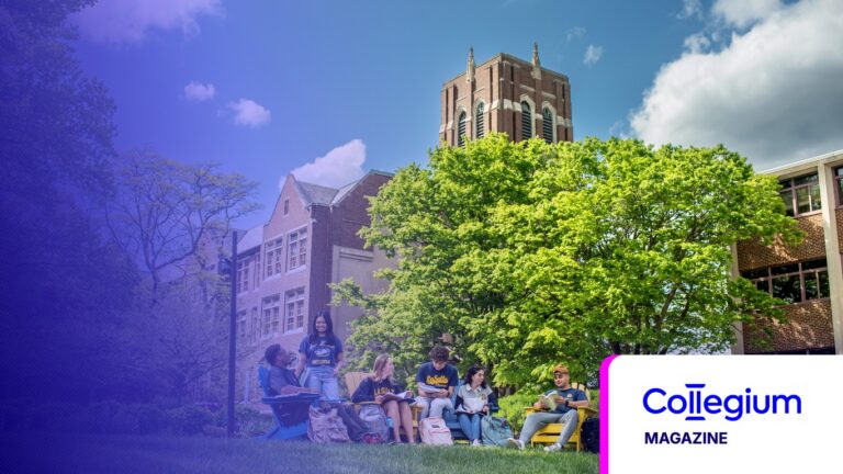 Breaking Free From the Link Farm — Collegium magazine tile, La Salle University campus tinted in Pathify purple