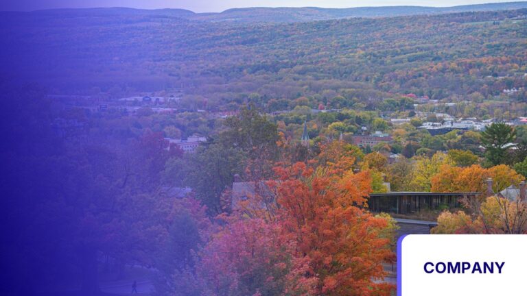 Pathify Surges into H2 2025 with Accelerated Growth, Platform Adoption and Continued Product In — Company news tile, campus photo tinted in Pathify purple